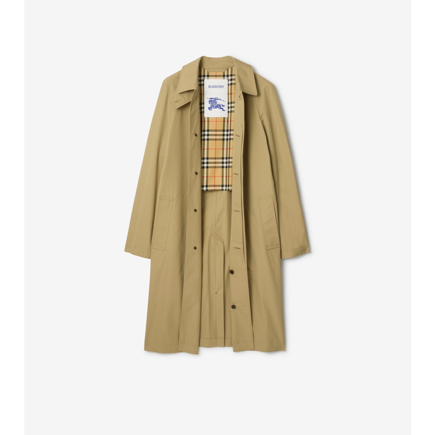 长款棉质轻便大衣