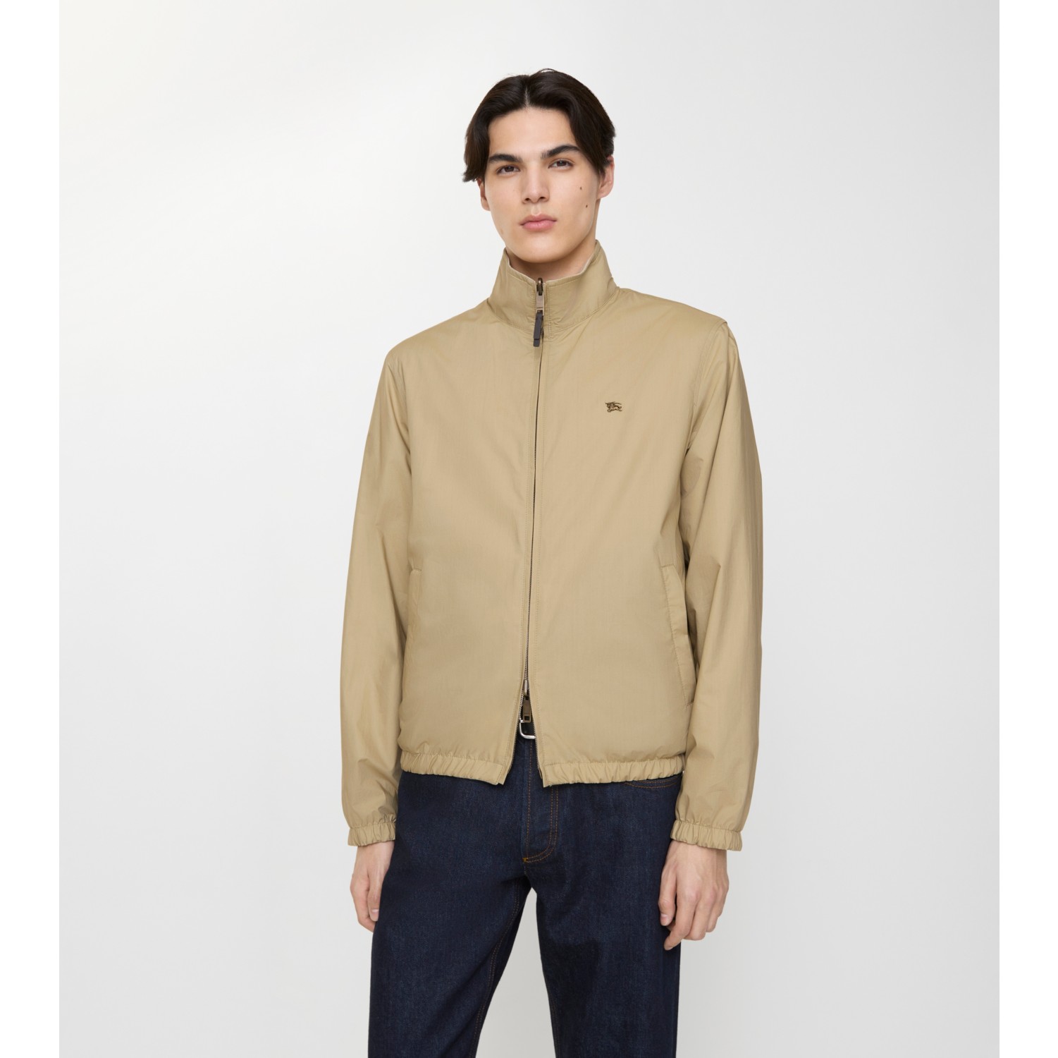 双面两穿棉质哈林顿外套