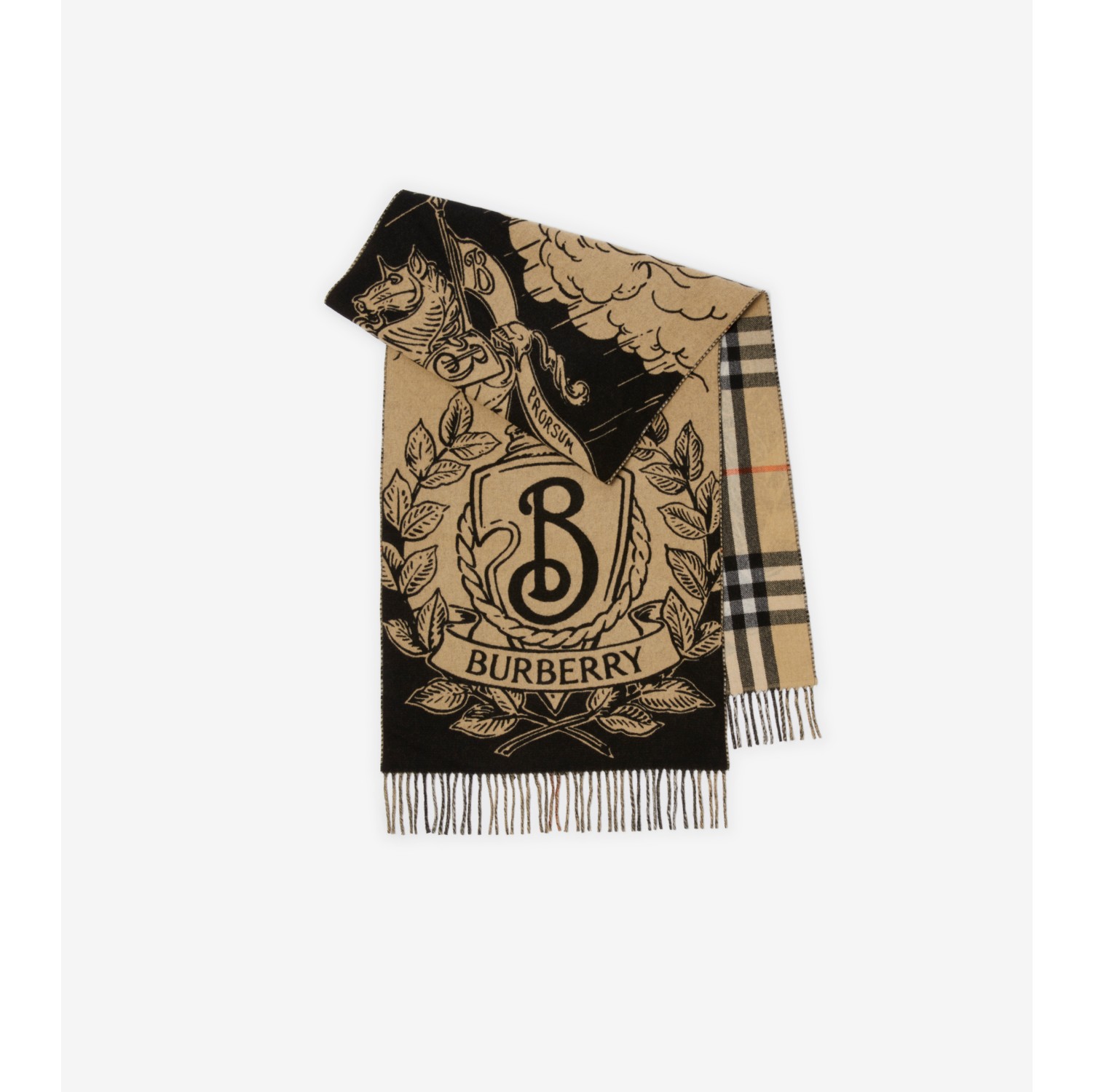 双面两用风暴骑士图案围巾