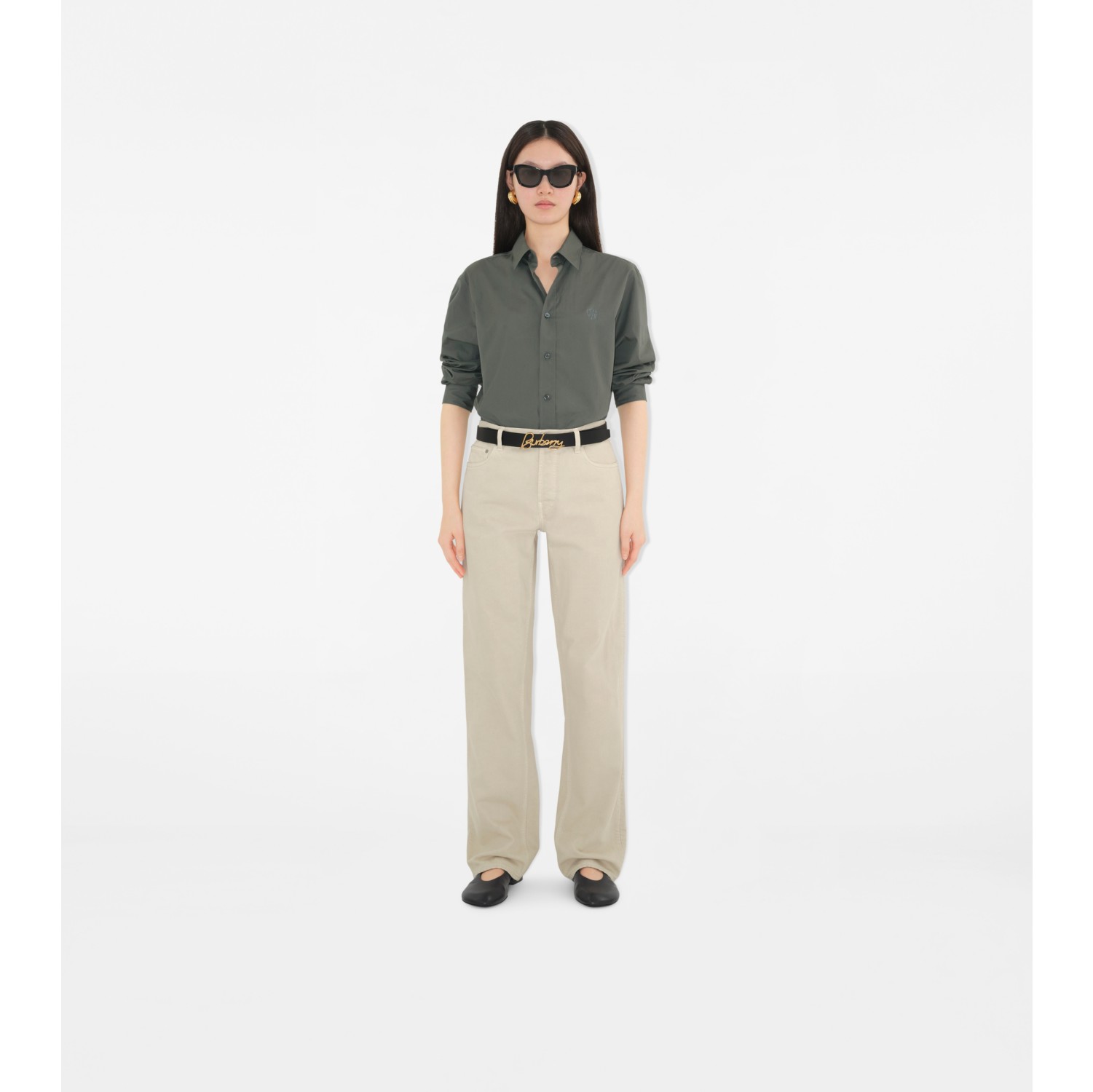 双面两用皮革 Signature 腰带