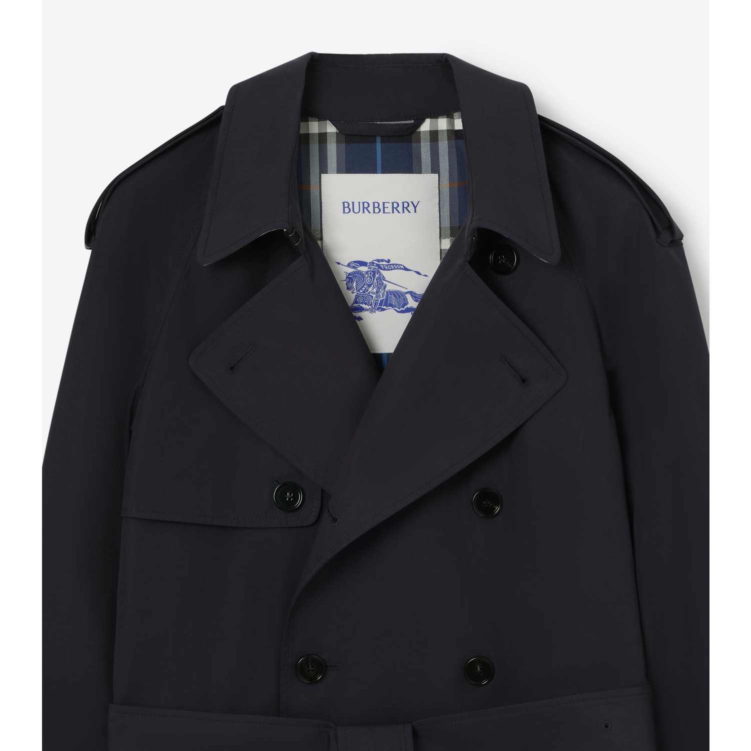 短款轻盈棉质 Trench 风衣