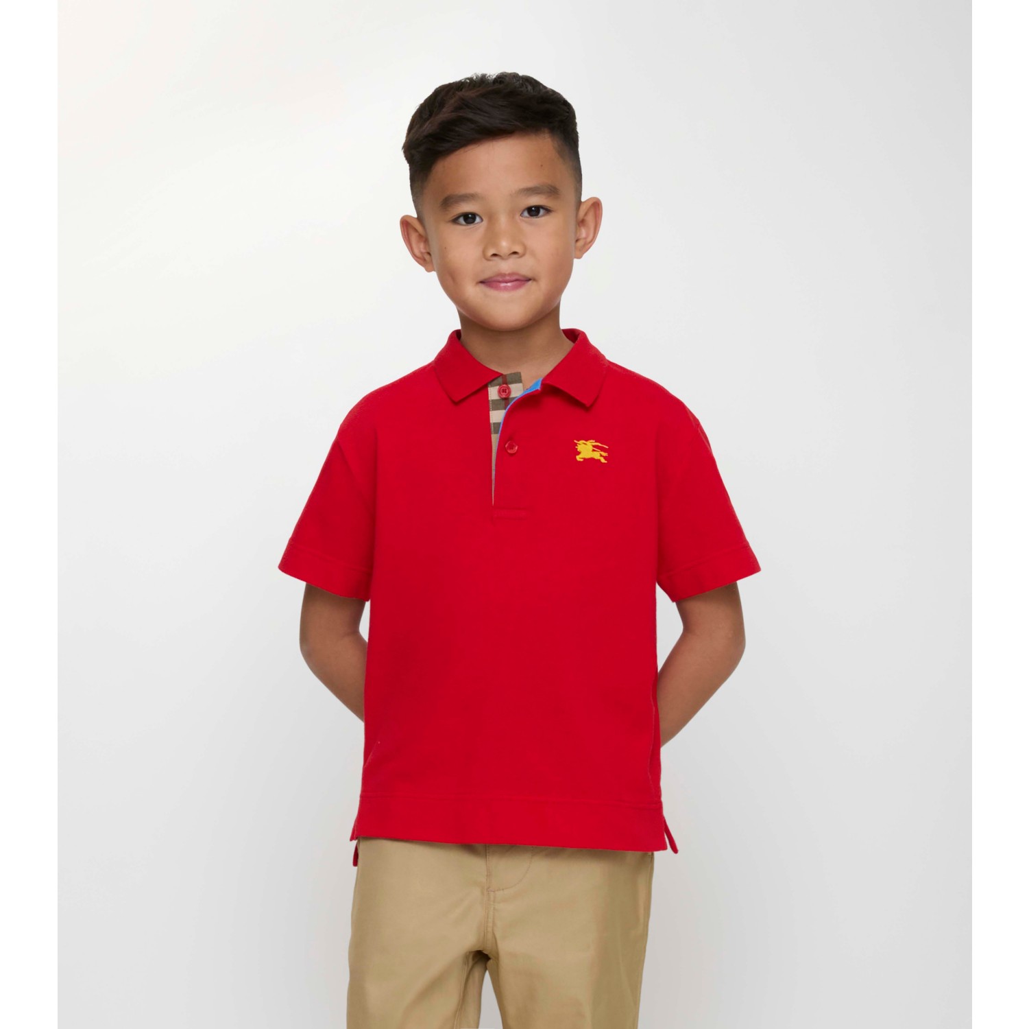 棉质珠地网眼布 Polo 衫