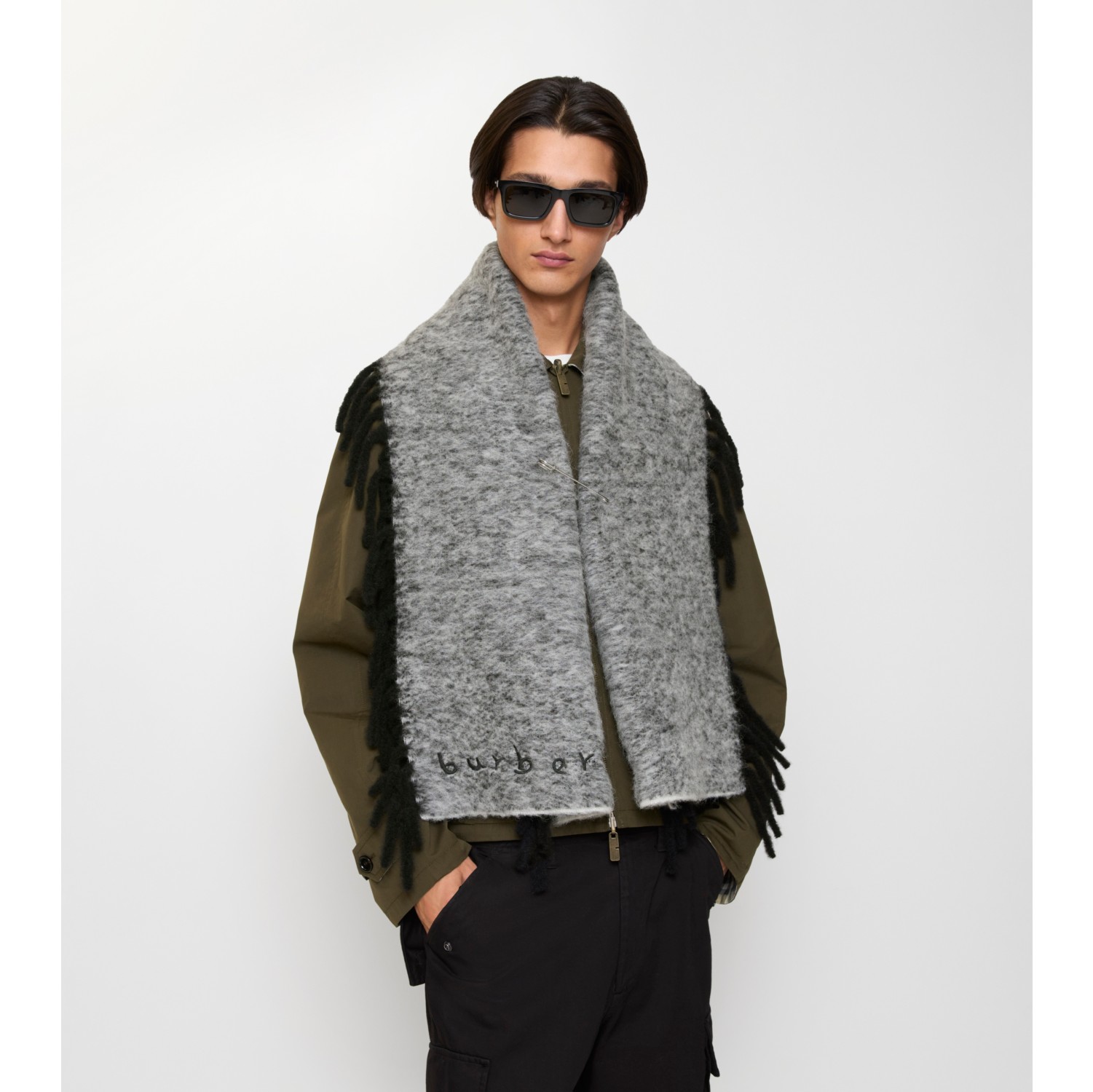 羊驼毛混纺 Happy 围巾