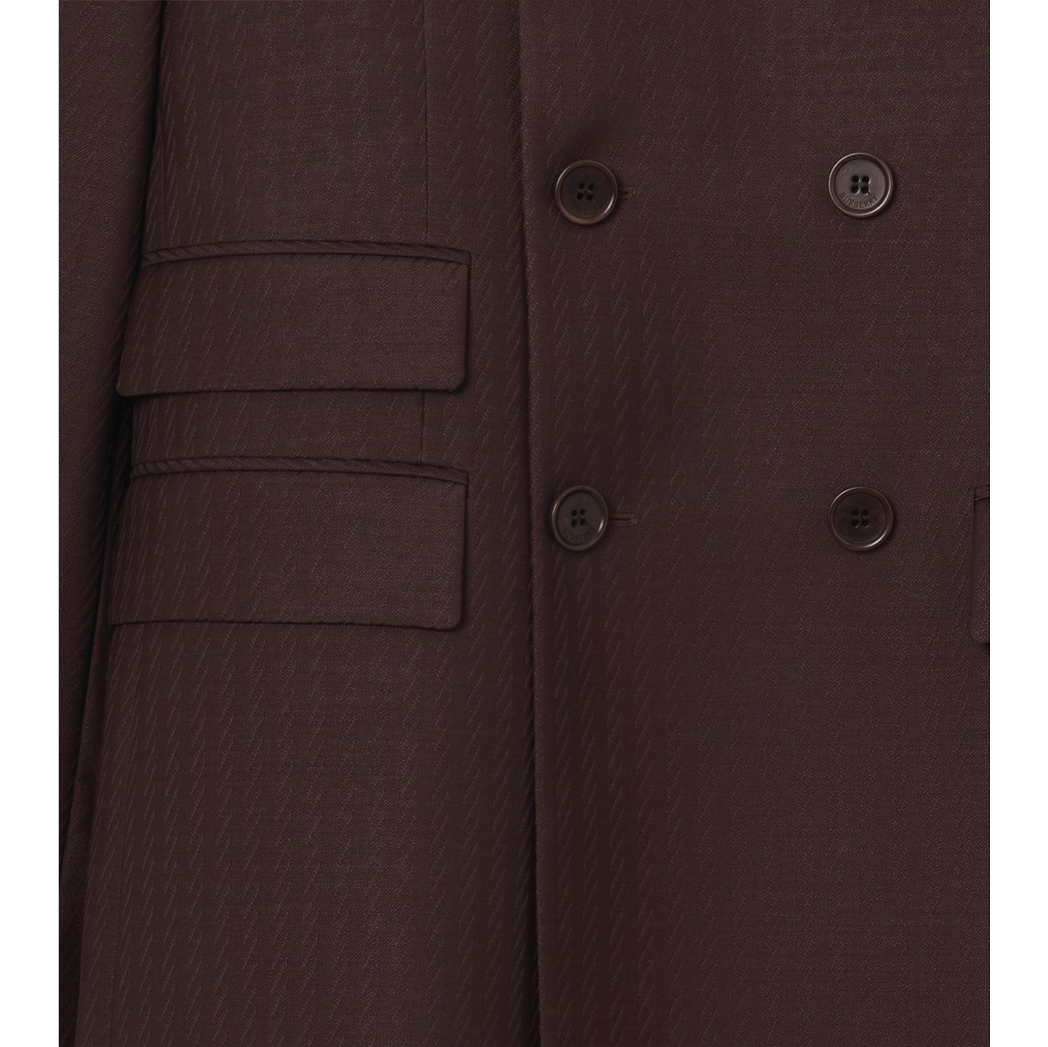 条纹羊毛马海毛混纺量裁夹克