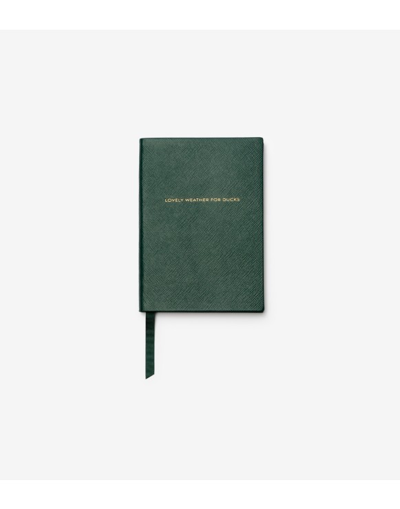 Burberry x Smythson 联名巴拿马皮革 Soho 纸质笔记本
