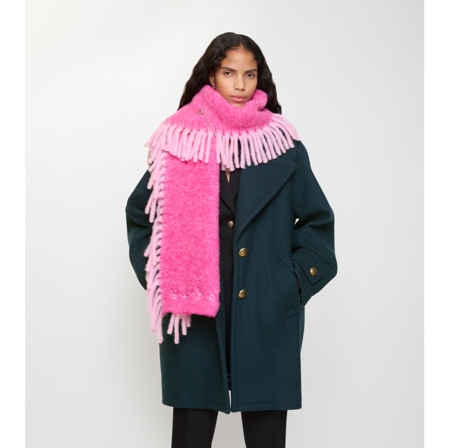 羊驼毛混纺 Happy 围巾