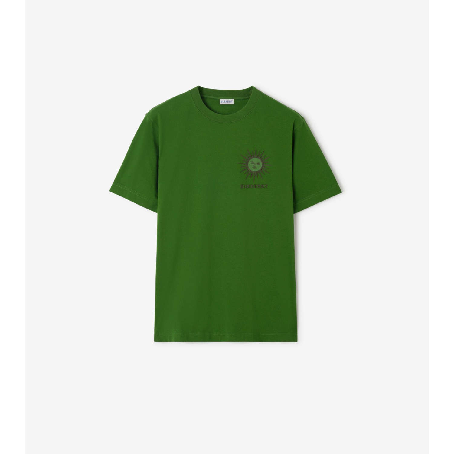 日晷图案棉质 T 恤衫