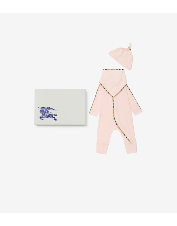 弹力棉质三件套婴儿礼品套装