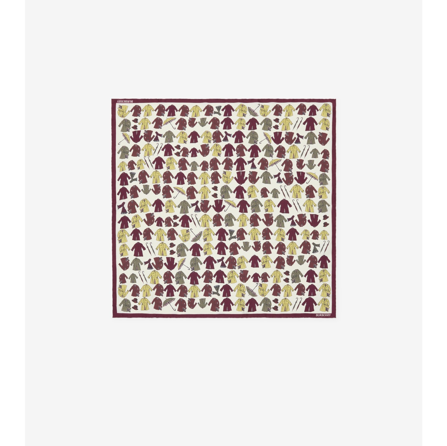 Trench 风衣印花丝巾