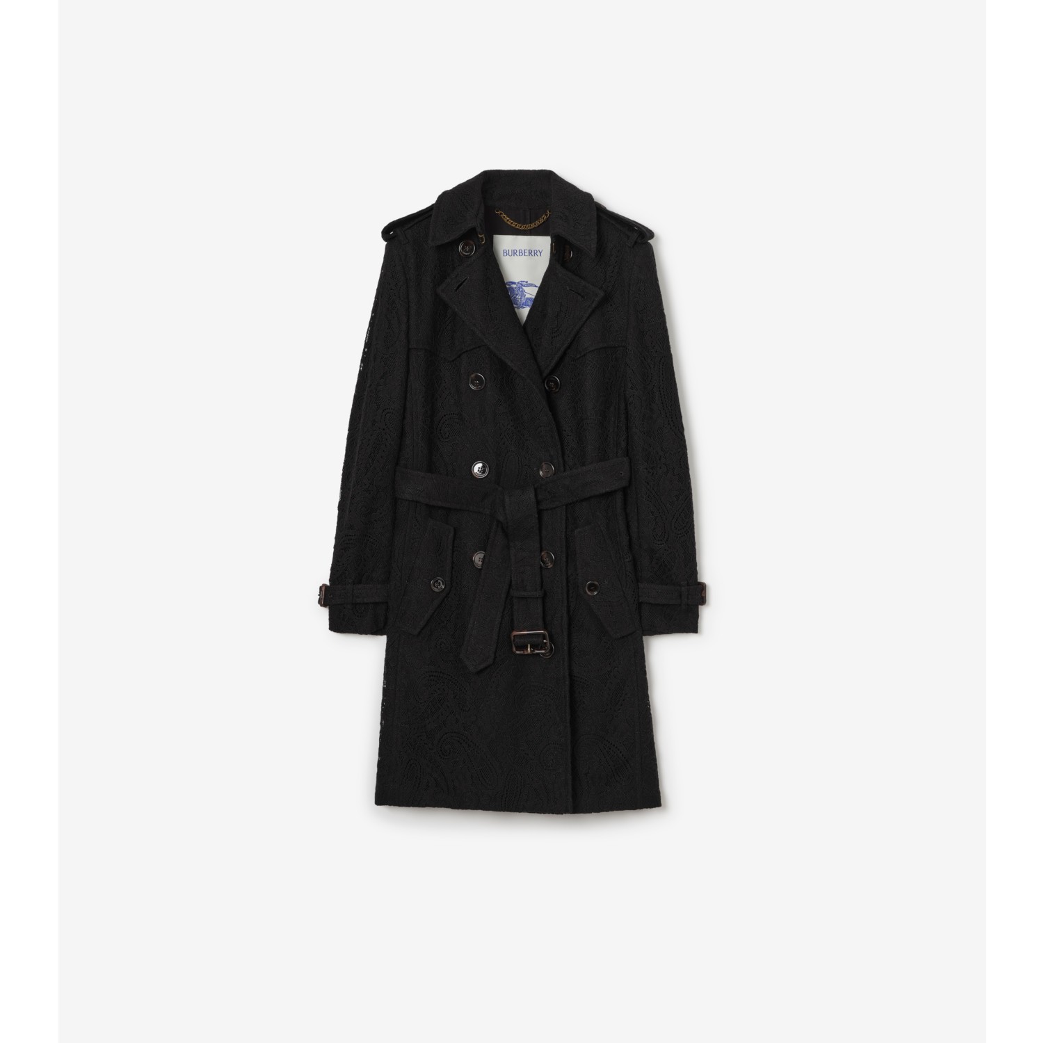 中长款佩斯利蕾丝 Foxfield Trench 风衣