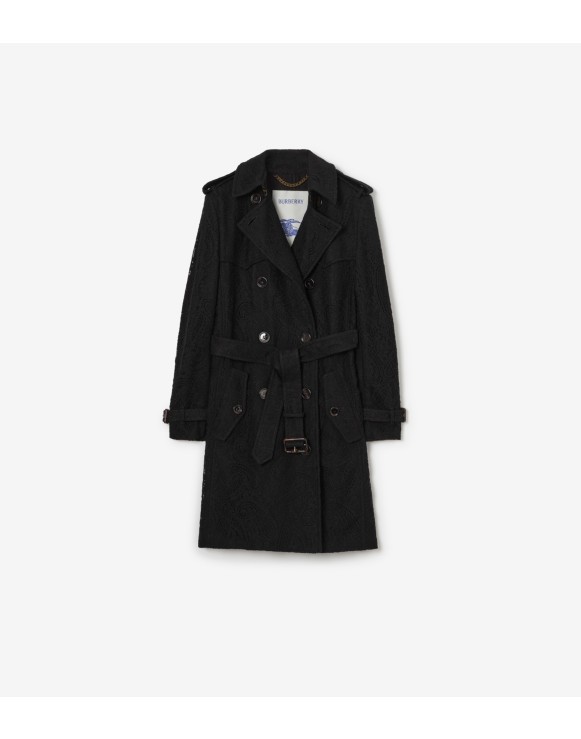 中长款佩斯利蕾丝 Foxfield Trench 风衣