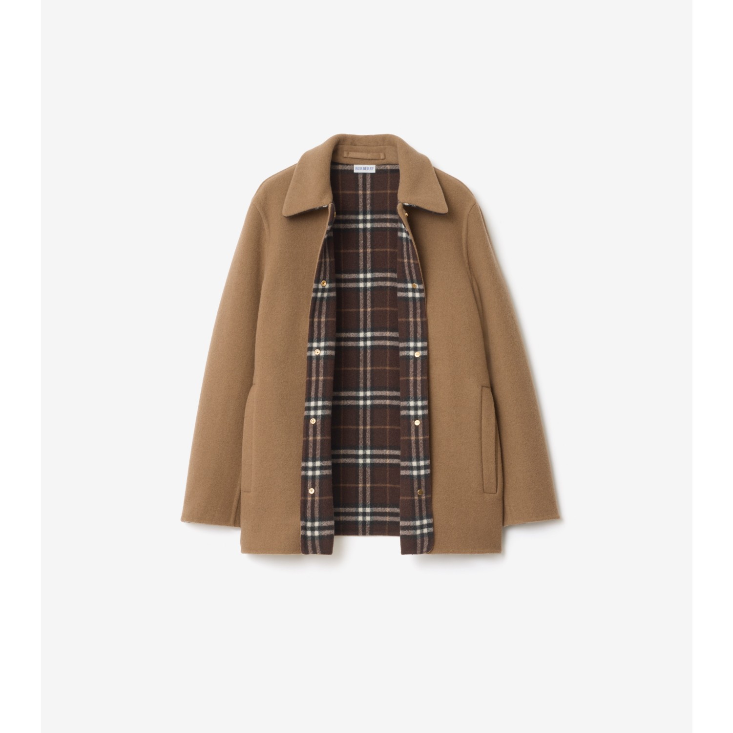 羊毛外套式衬衫