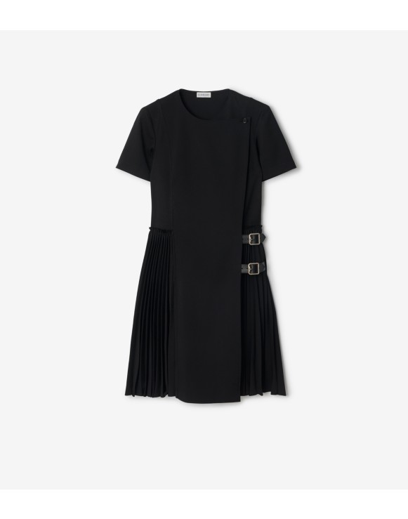 羊毛混纺苏格兰连衣裙