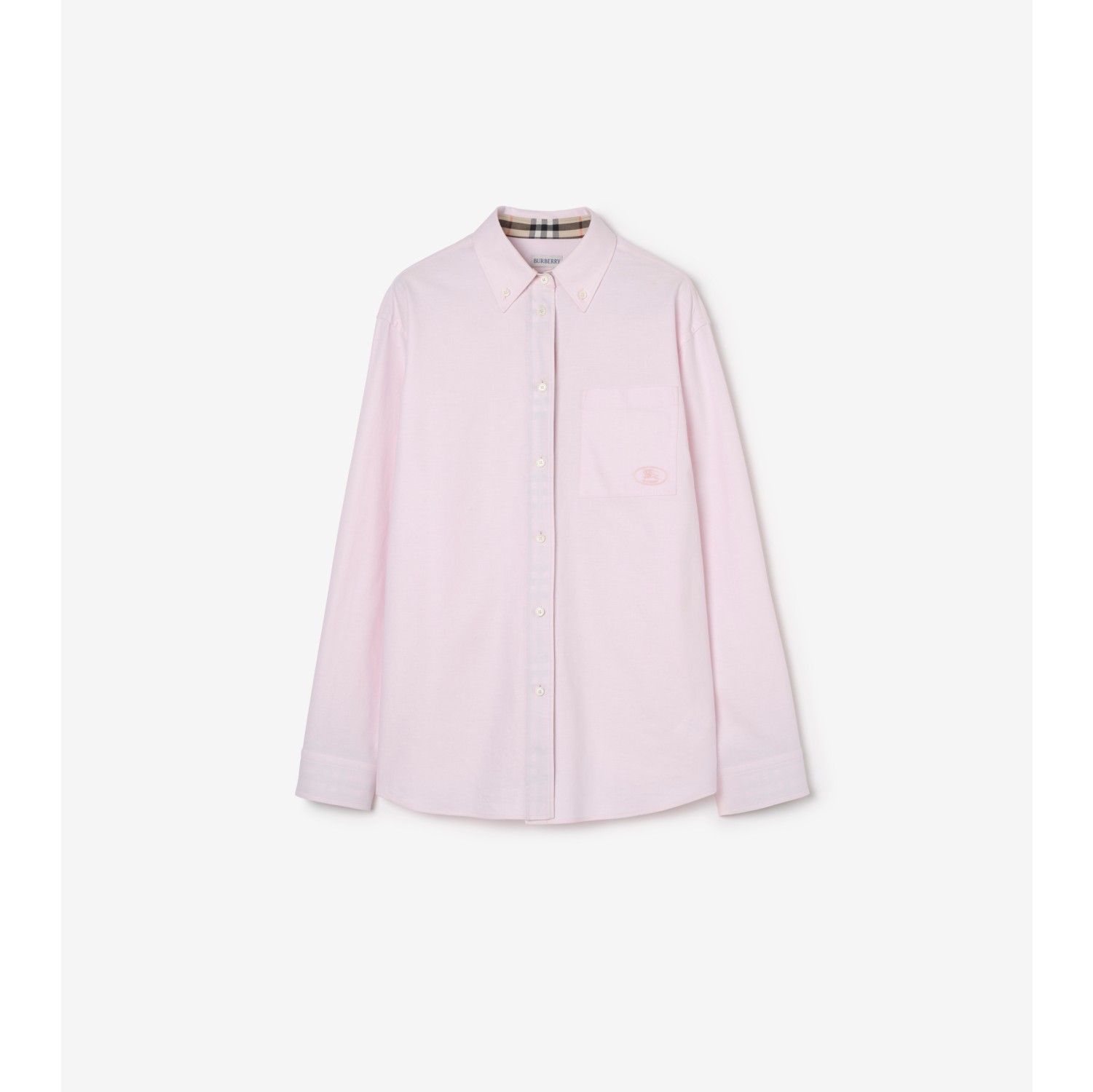 休闲版型棉质牛津衬衫