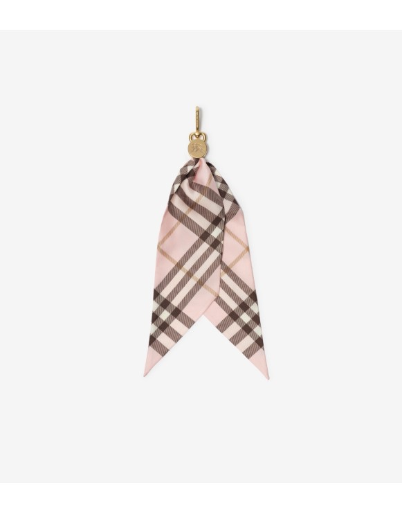 格纹丝巾吊饰