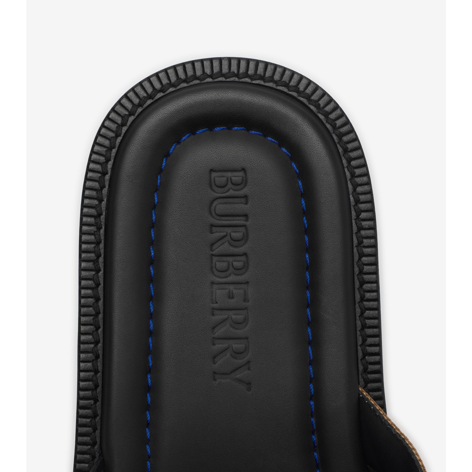 格纹拼皮革 Drift 凉鞋