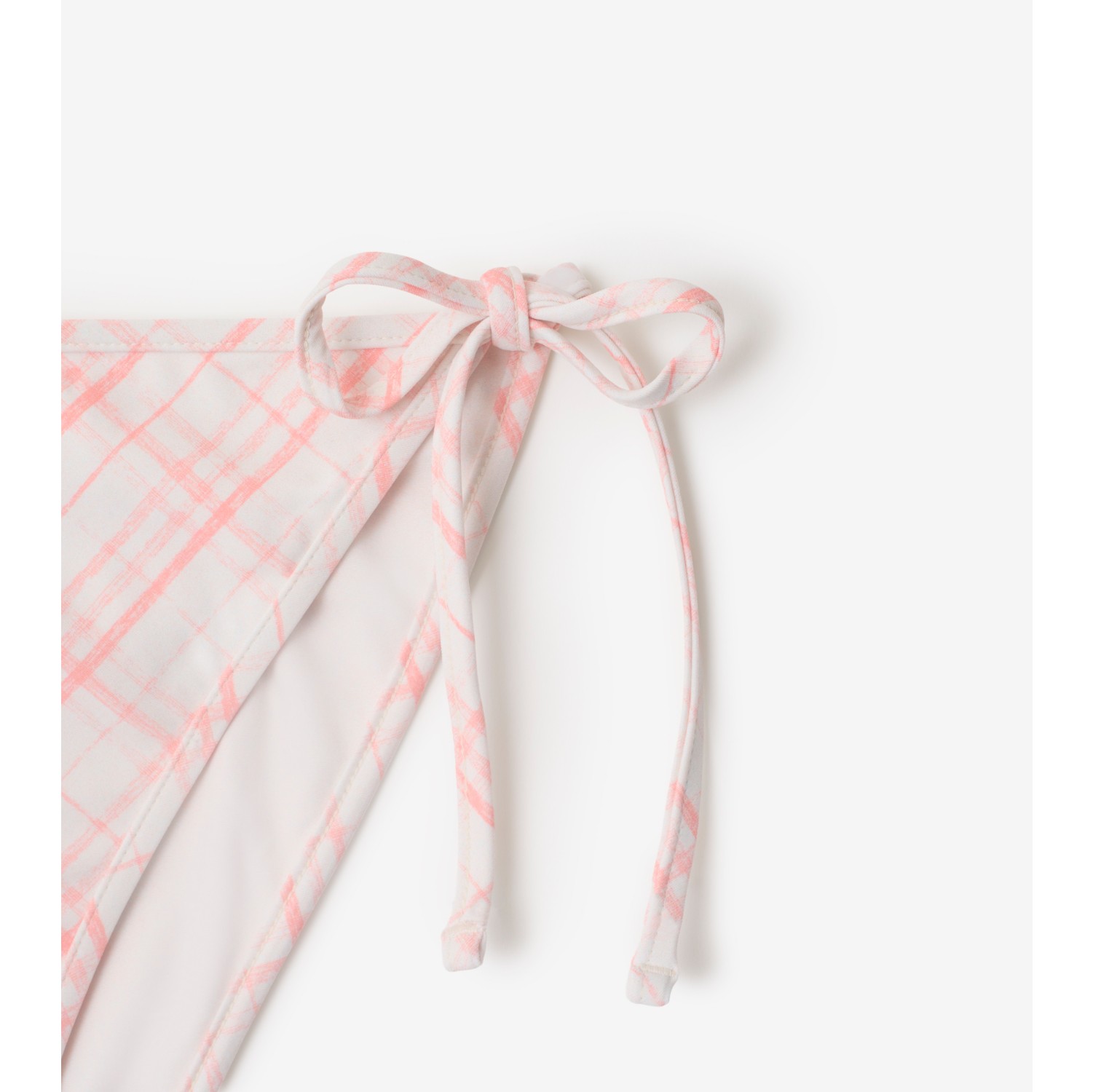 格纹比基尼短裤