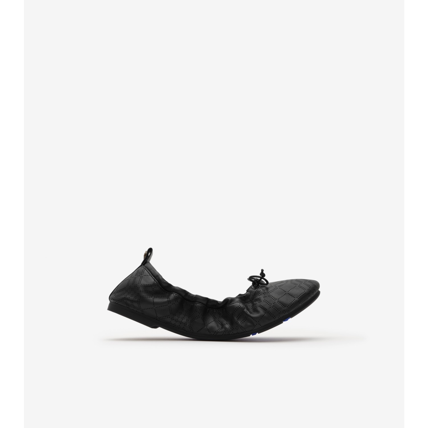 格纹皮革 Fawn 芭蕾鞋