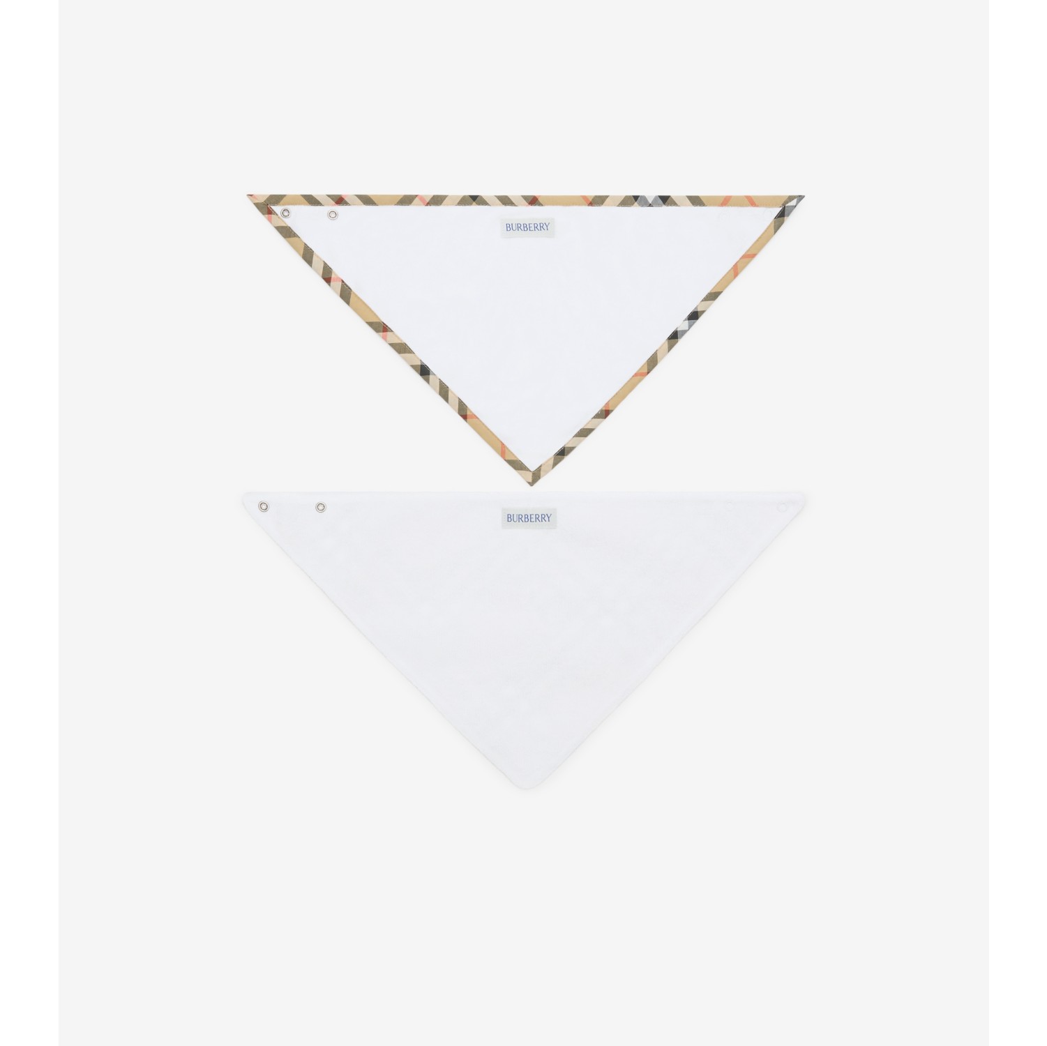 格纹棉质围兜两件套