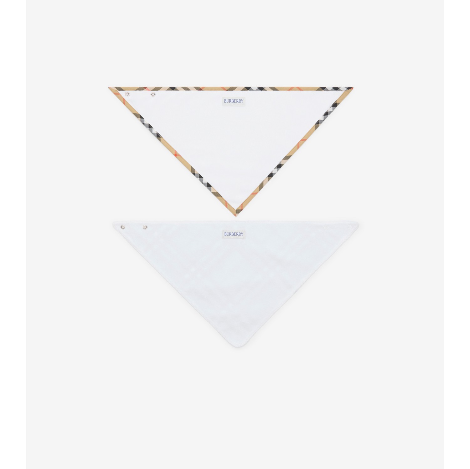 格纹棉质围兜两件套