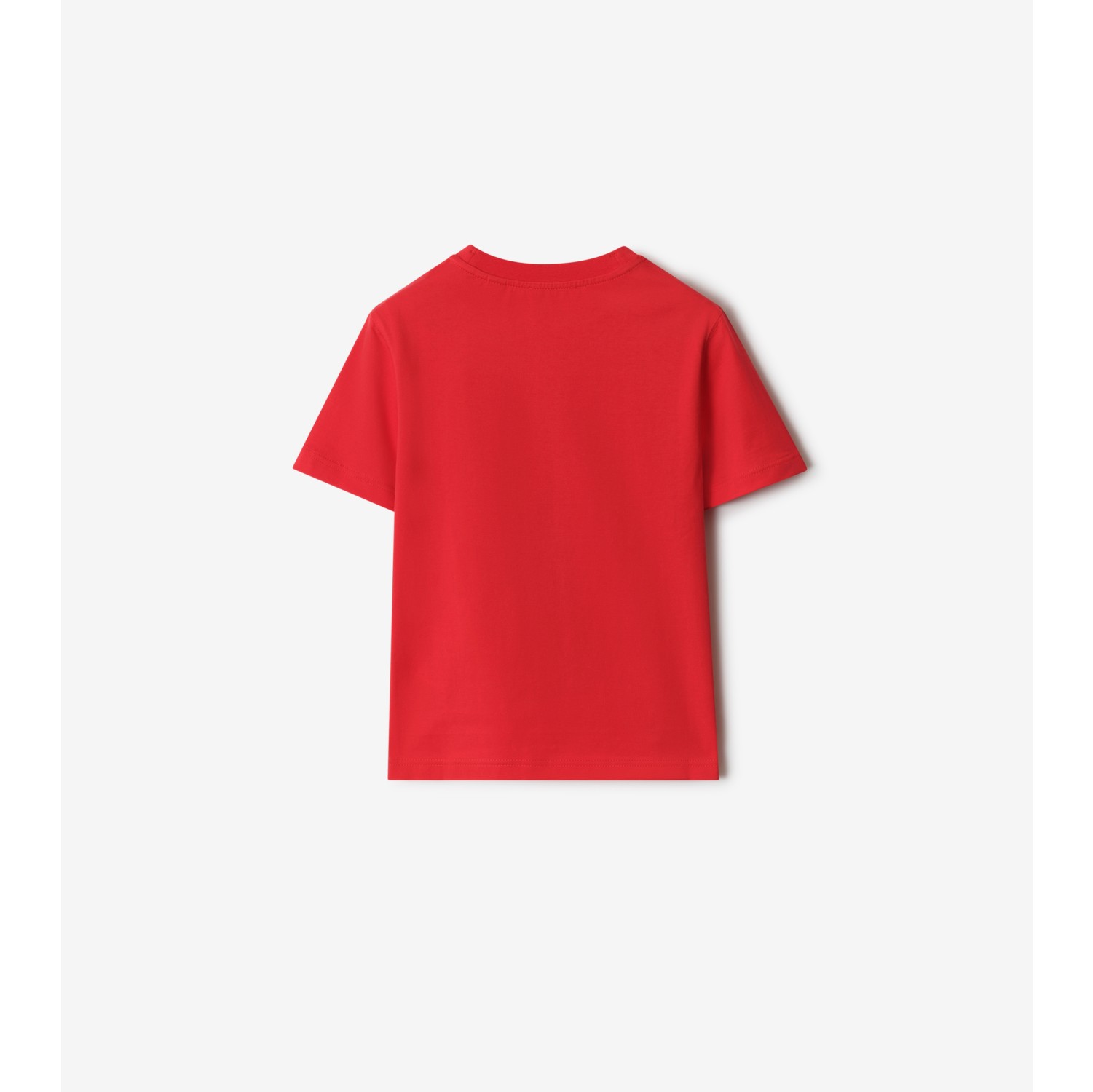 人造水晶缀饰马术骑士徽标棉质 T 恤衫