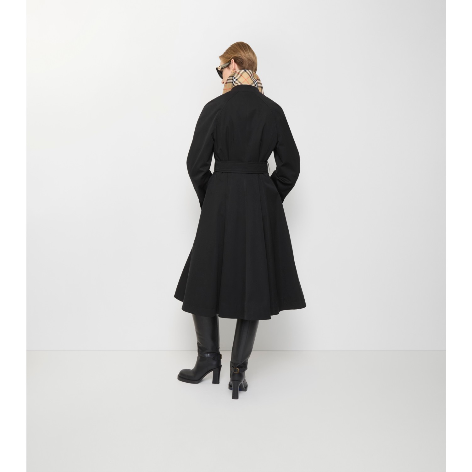 长款嘎巴甸 Ellingham 修身宽摆轻便大衣