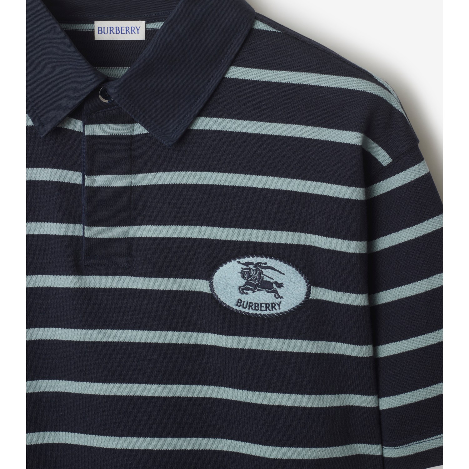 条纹棉质 Polo 衫