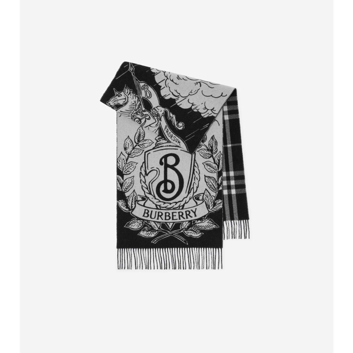 双面两用风暴骑士图案围巾