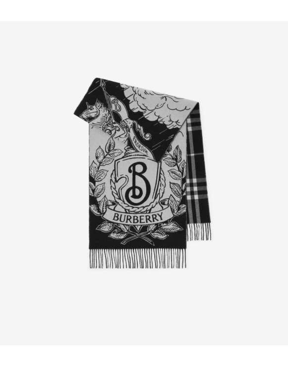 双面两用风暴骑士图案围巾