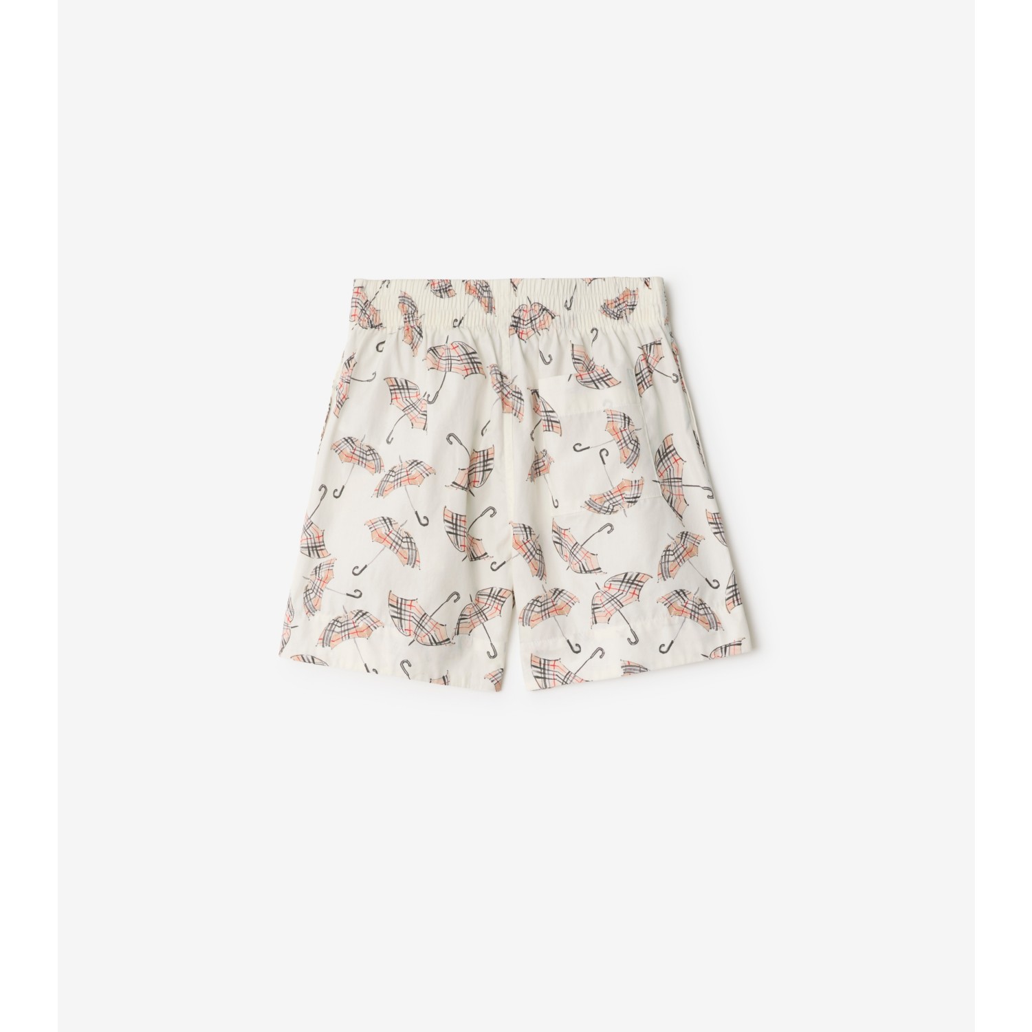 雨伞印花棉质短裤