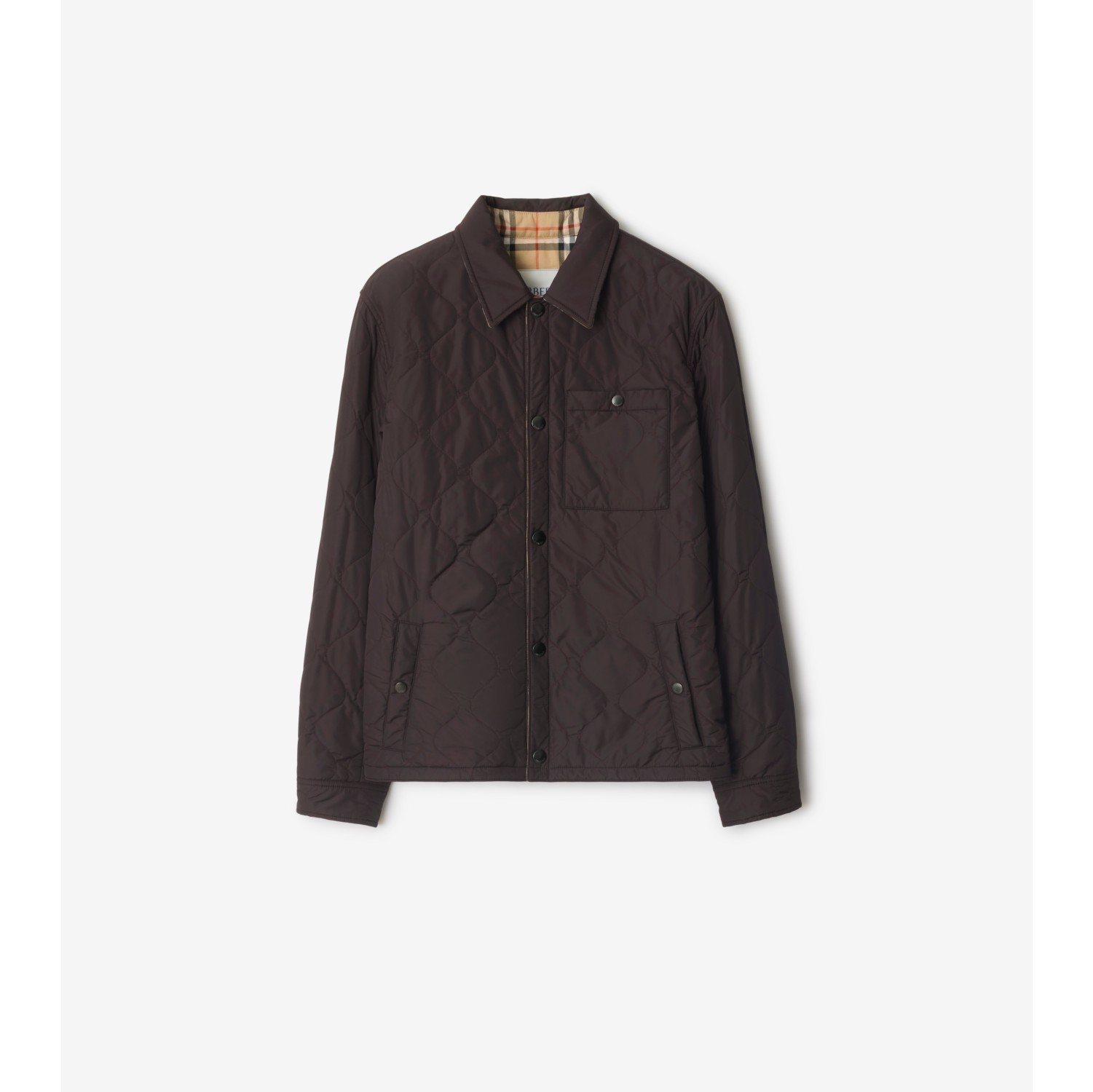 双面两穿绗缝尼龙外套式衬衫