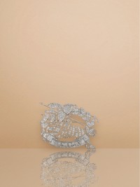 Crystal EKD Palladium-plated Brooch