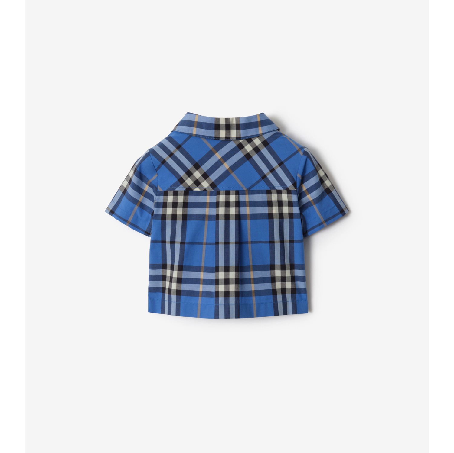 格纹棉质两件套