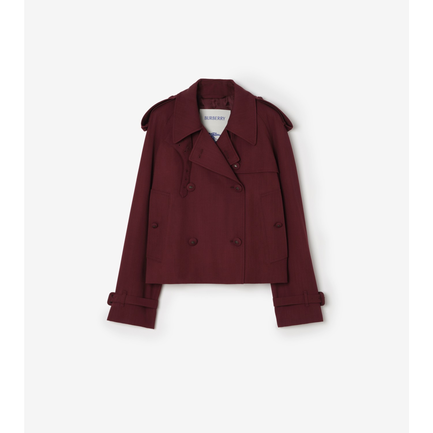 及腰短款羊毛 Mayfair Trench 外套