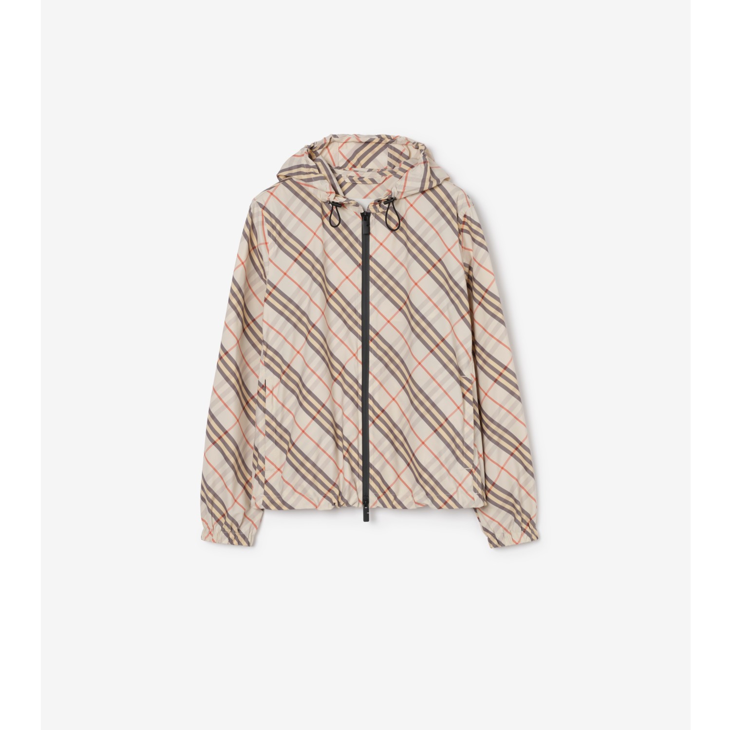 格纹 Salcombe 连帽外套
