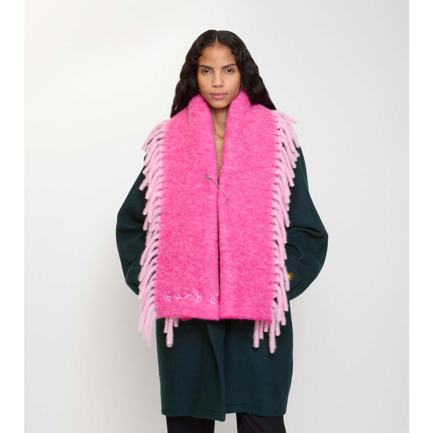 羊驼毛混纺 Happy 围巾