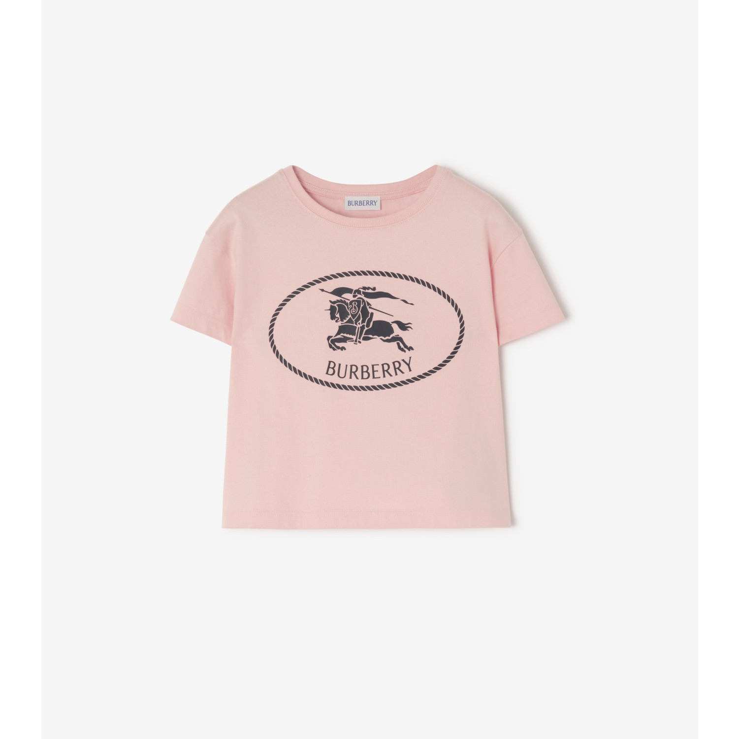 骑士印章棉质 T 恤衫