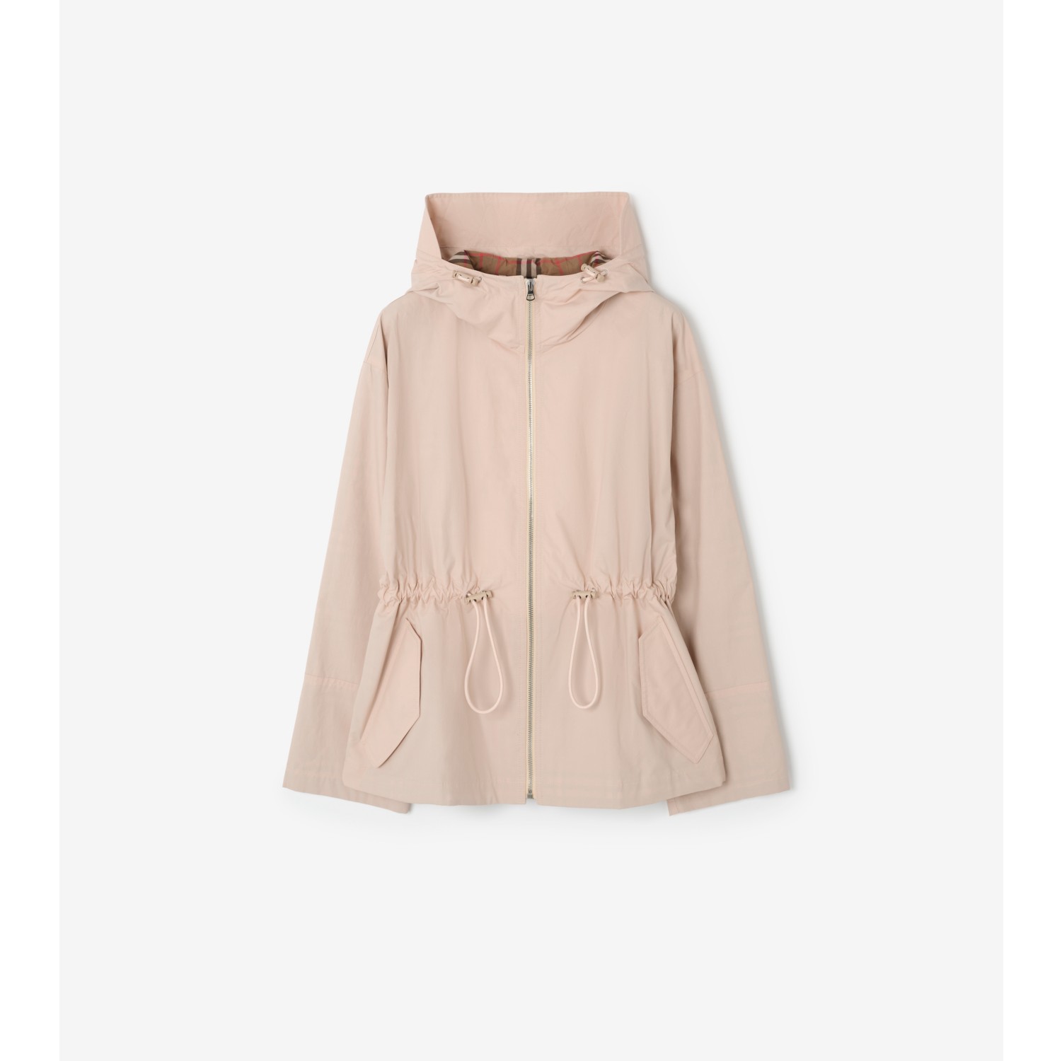 棉质混纺连帽外套