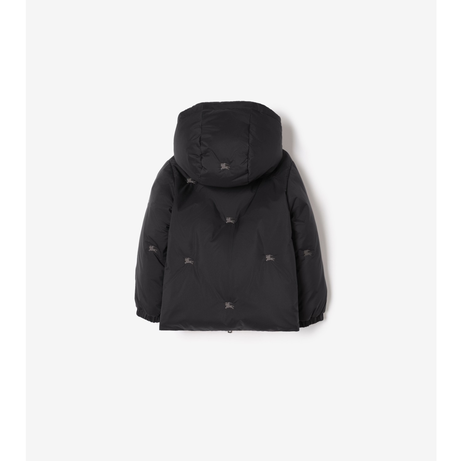 双面两穿格纹羽绒服