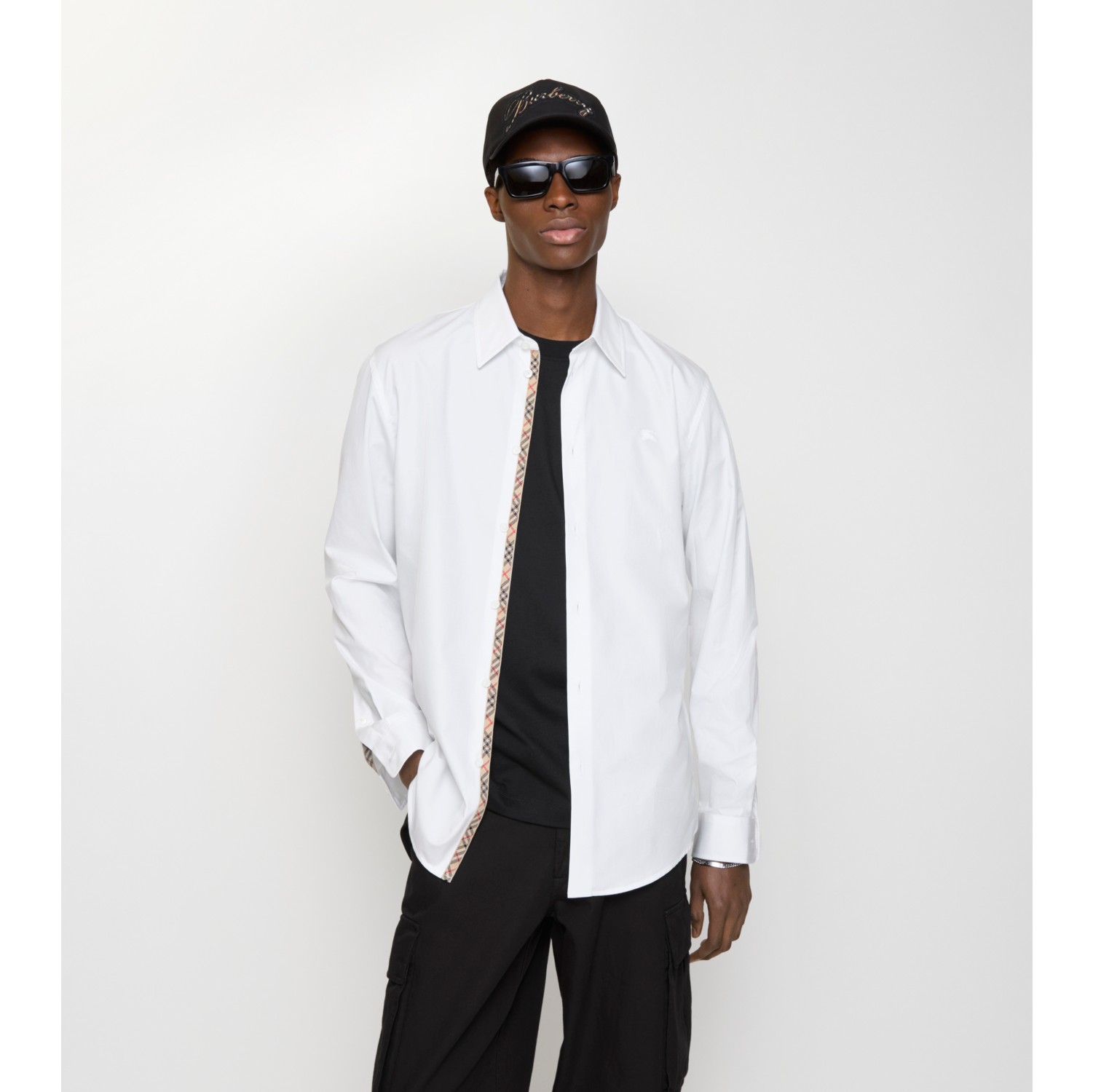 修身版型棉质牛津衬衫