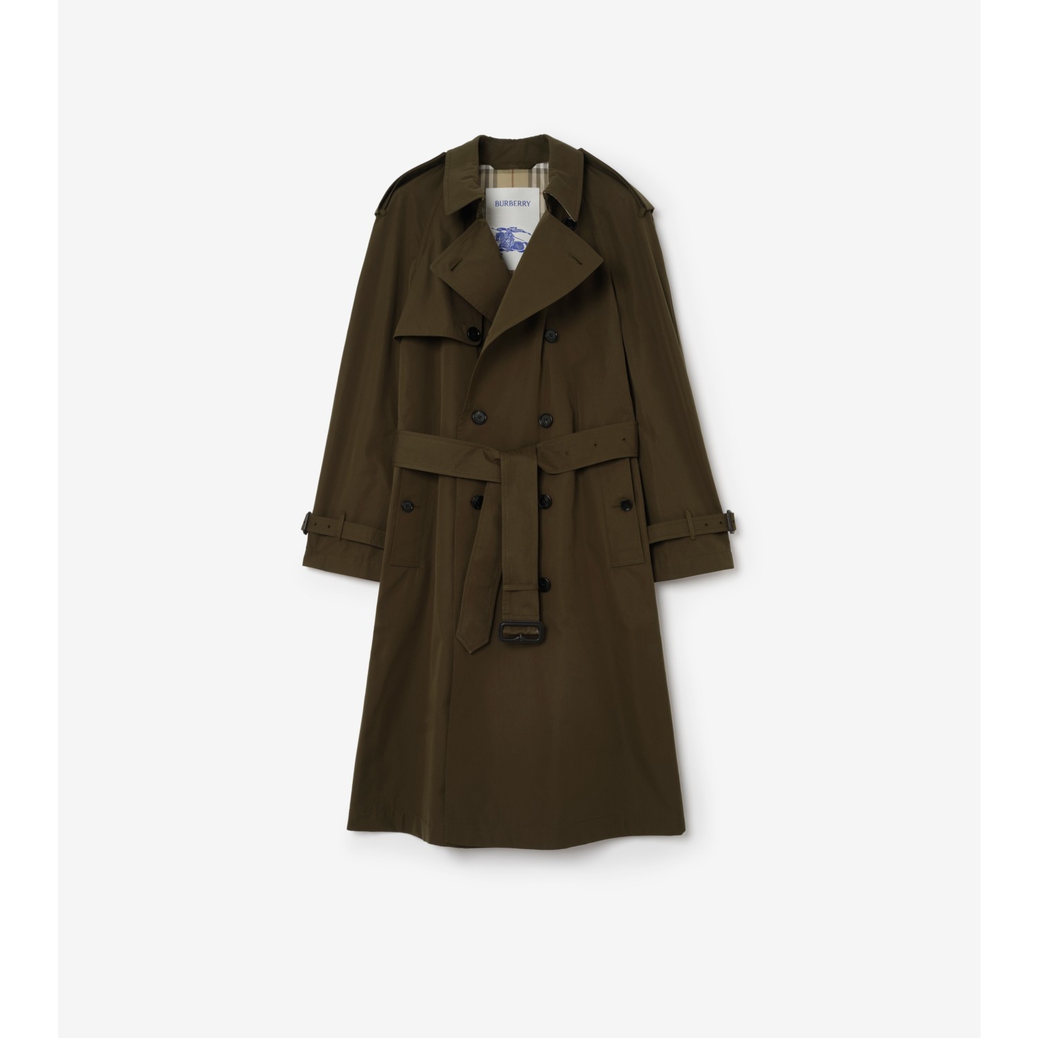 长款轻盈棉质 Trench 风衣