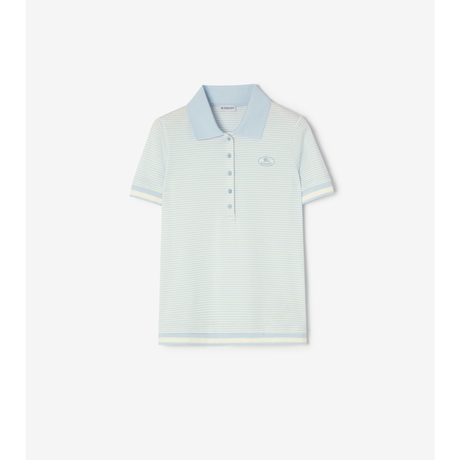 条纹棉质 Polo 衫