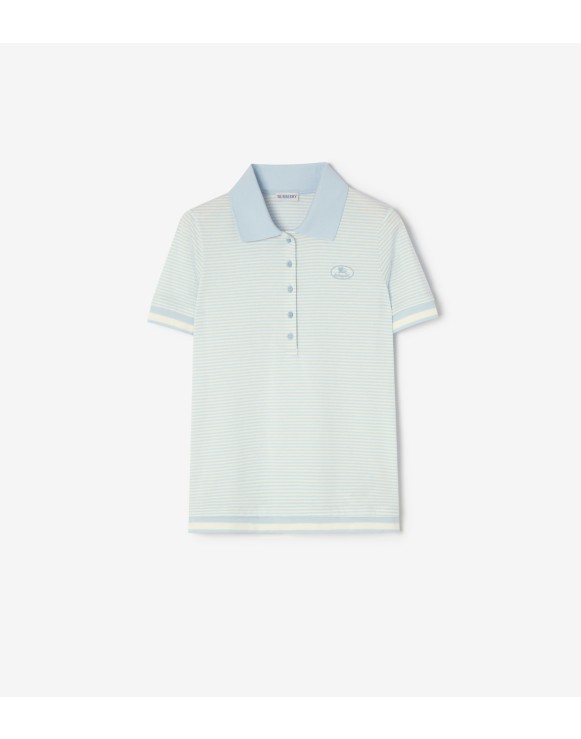 条纹棉质 Polo 衫