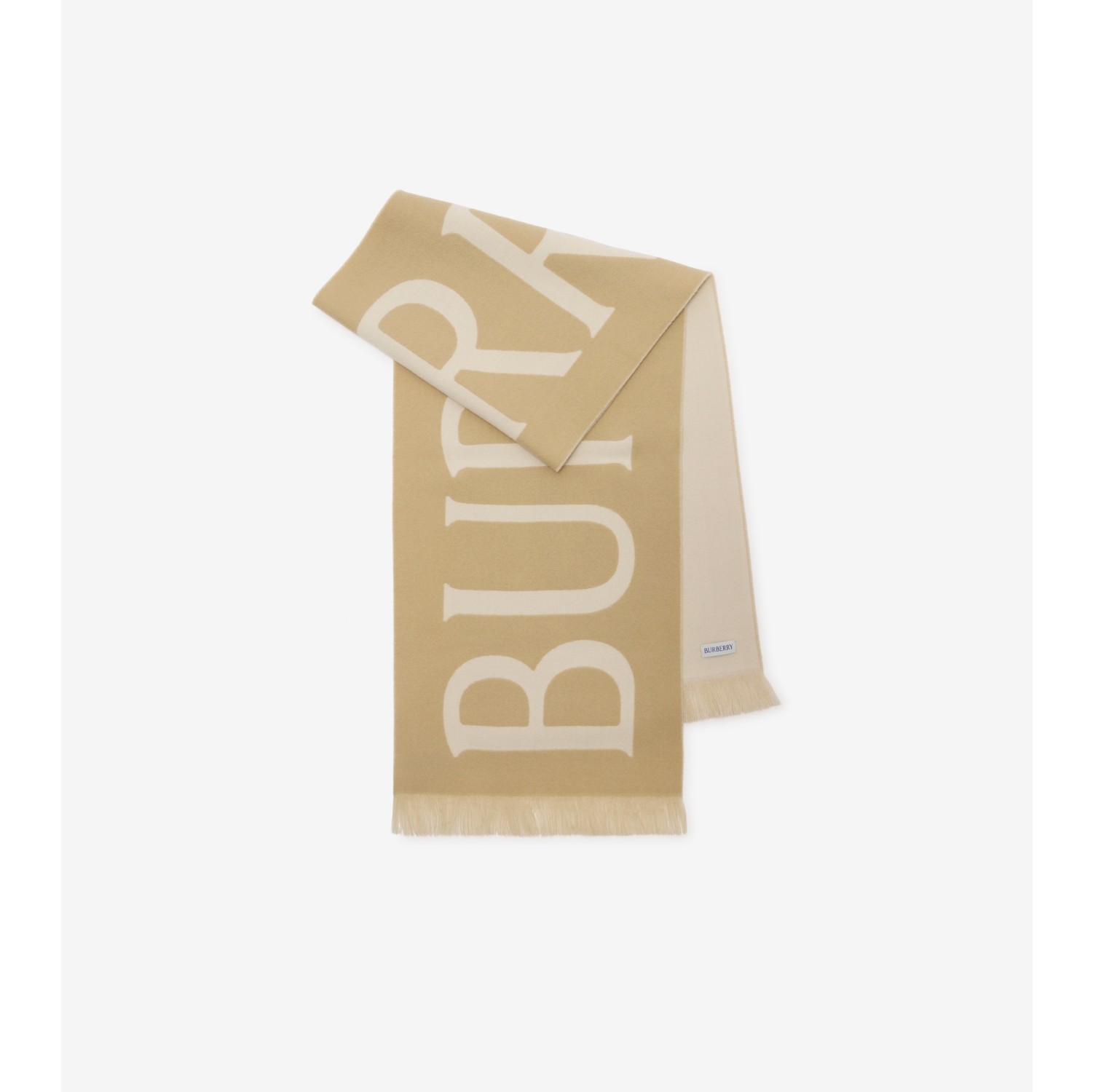 徽标装饰羊毛围巾