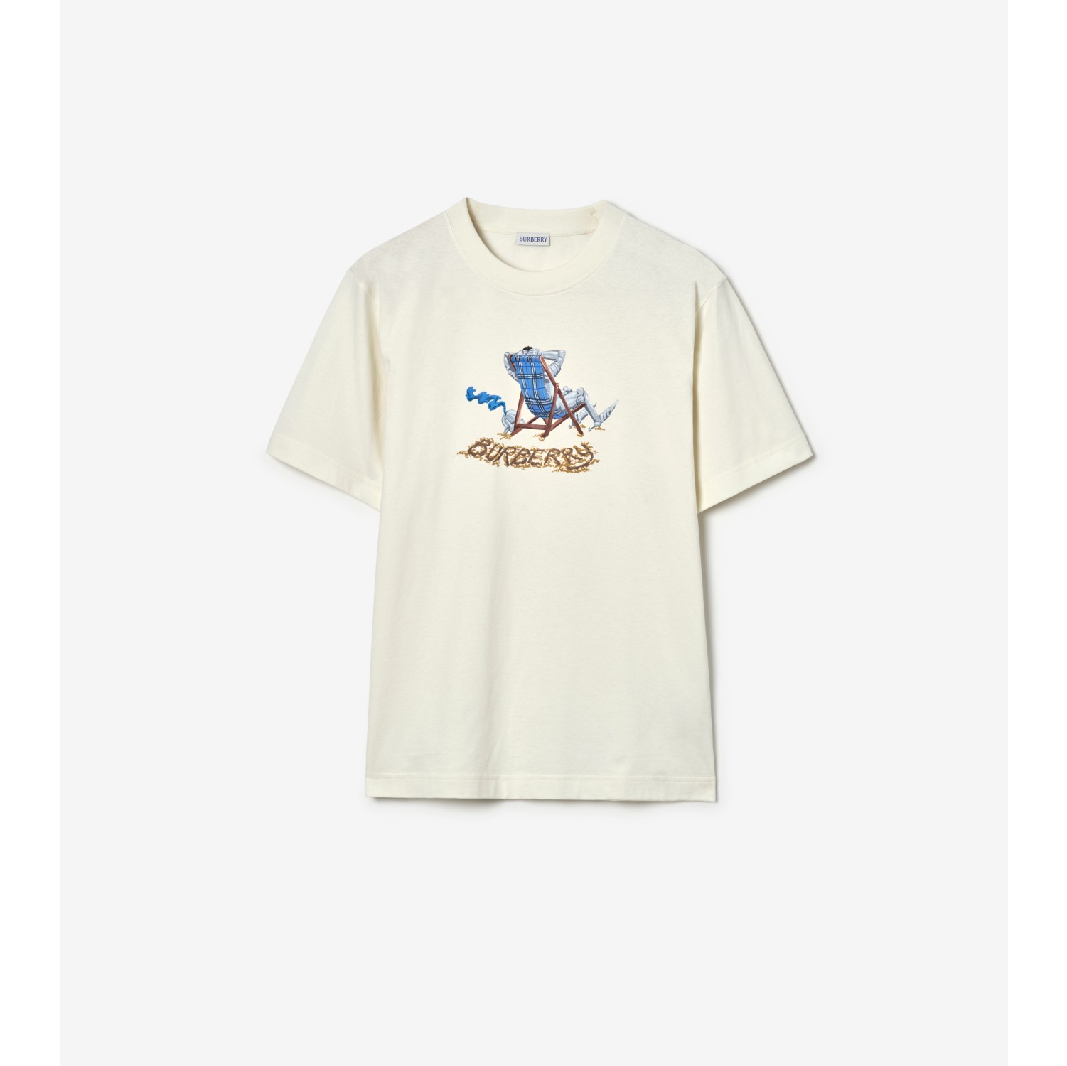 沙滩骑士棉质 T 恤衫