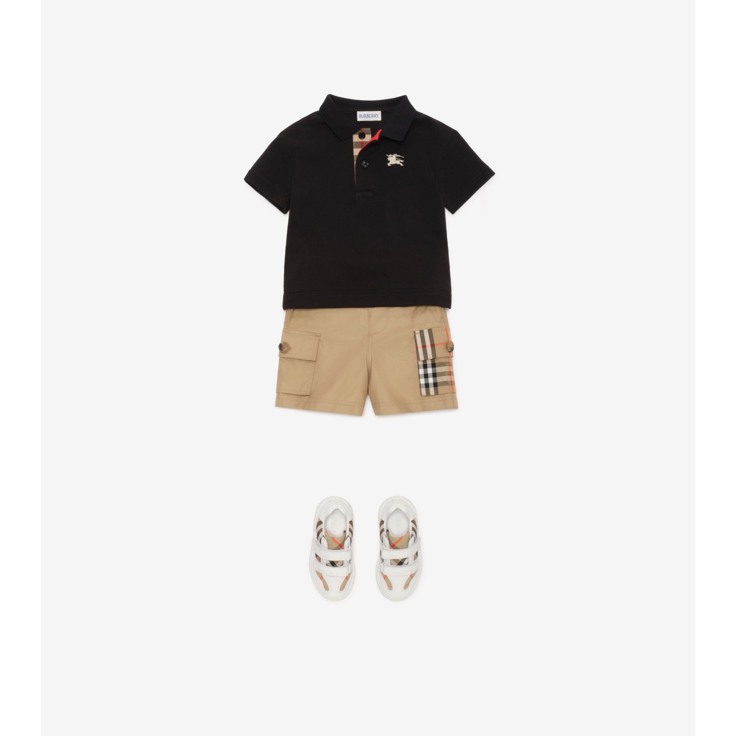 棉质珠地网眼布 Polo 衫