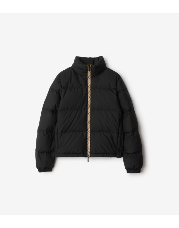 格纹饰带 Ambleside 羽绒服