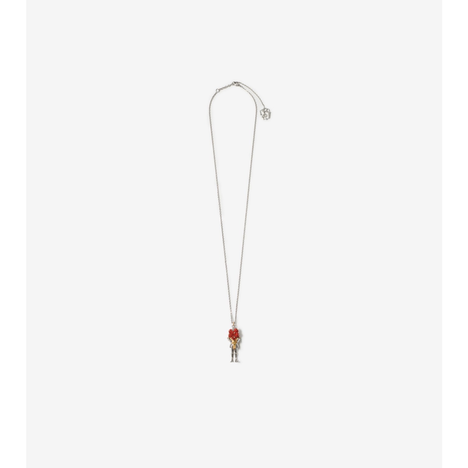 骑士玫瑰吊饰项链