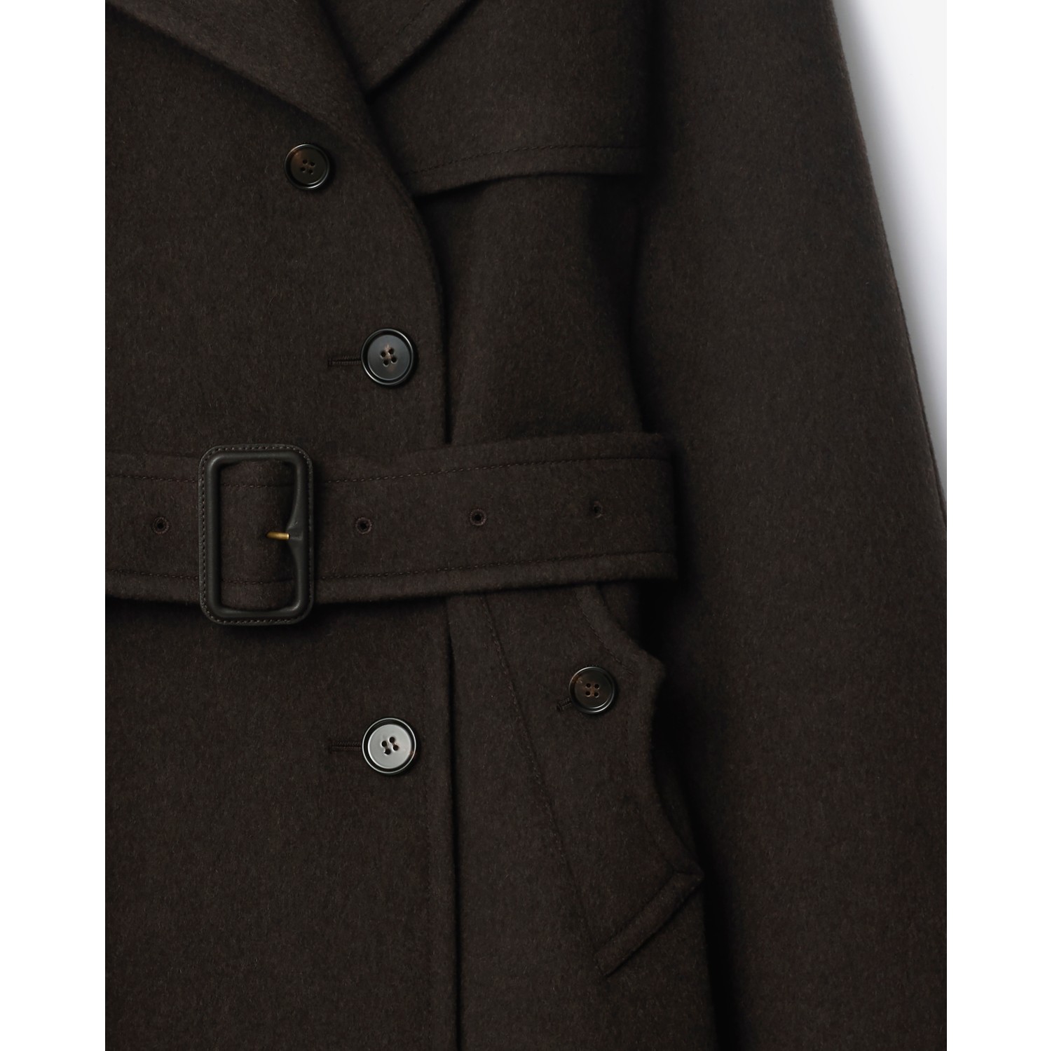 羊绒 Belmont Trench 斗篷