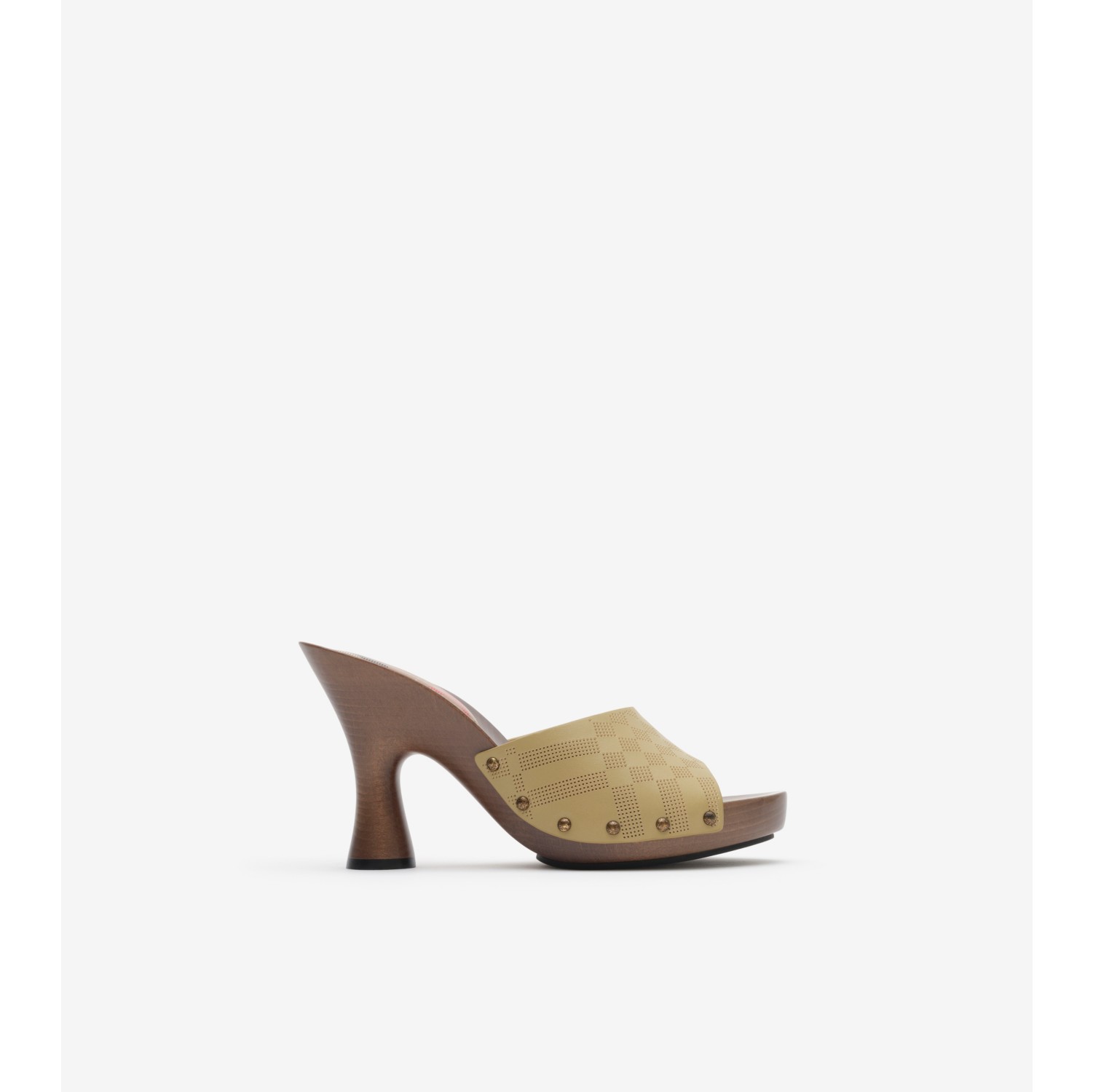 格纹皮革 Potter 穆勒鞋